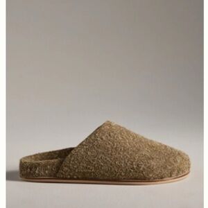 Anthropologie Internationally Blank Agatha Cozy Suede Slip-On Mules